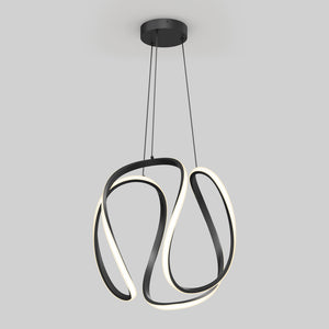 Vivaldi Big Integrated LED Pendant Light 5CCT black